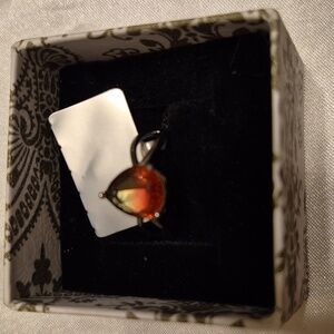 Sterling Silver Watermelon Tourmaline Ring